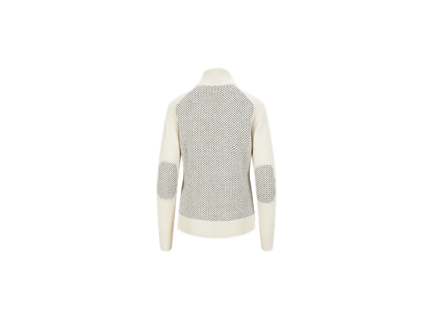 Tufte W Robin Low Half-Zip dame Høyhalset, komfortabel tykk ullgenser 