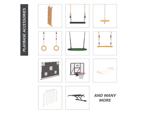 BERG PlayBase Wooden swing seat Huske, sete av tre 