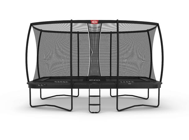BERG Trampoline Ultim Champion 500 grå Med sikkerhetsnett Deluxe XL 