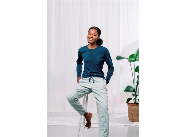 Tufte OWL pysjamassett for dame I bambusviskose/økologisk bomull 