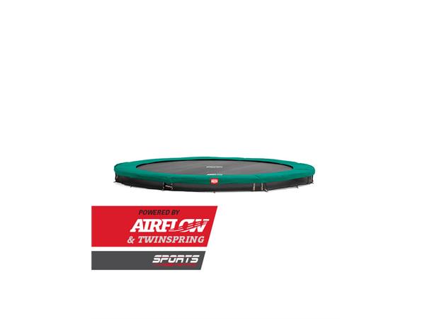 BERG Champion InGround 380 grønn SPORT Nedgravd rund trampoline