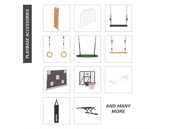 BERG PlayBase Wooden disc swing "Disc" sving huske av tre 