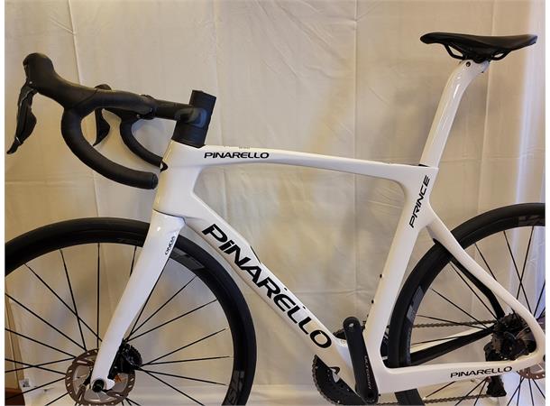 Pinarello Prince Ticr Disc 2021 54,5 cm Racing geometri, farge 214 hvit 