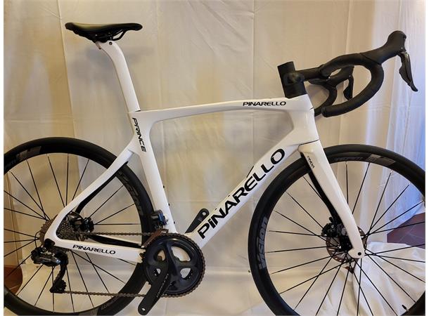 Pinarello Prince Ticr Disc 2021 54,5 cm Racing geometri, farge 214 hvit 