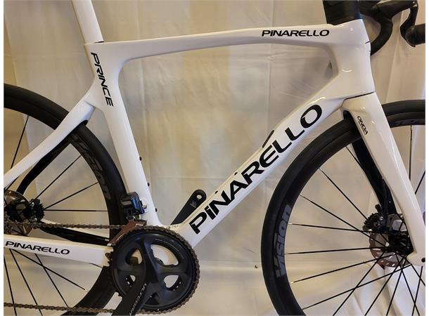 Pinarello Prince Ticr Disc 2021 54,5 cm Racing geometri, farge 214 hvit 