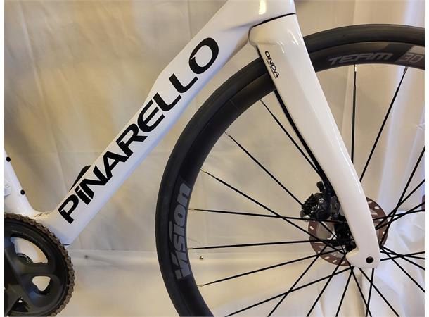 Pinarello Prince Ticr Disc 2021 54,5 cm Racing geometri, farge 214 hvit 