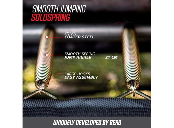 BERG Ultim Favorit InGround 410 grå Nedgravd rektangulær trampoline 