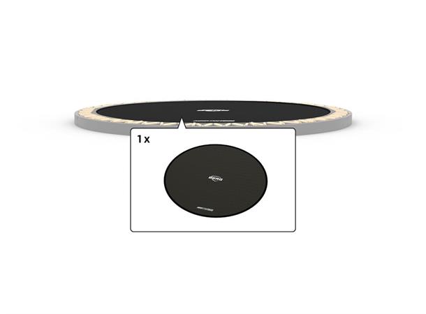 AirFlow Pro 380 hoppematte Rund hoppeduk for Twinspring fjærer 