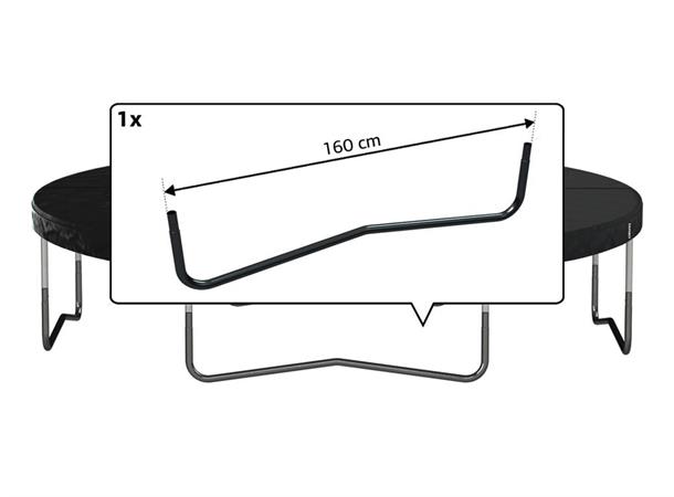 Favorit - W-Leg 380 (160 cm) Black 