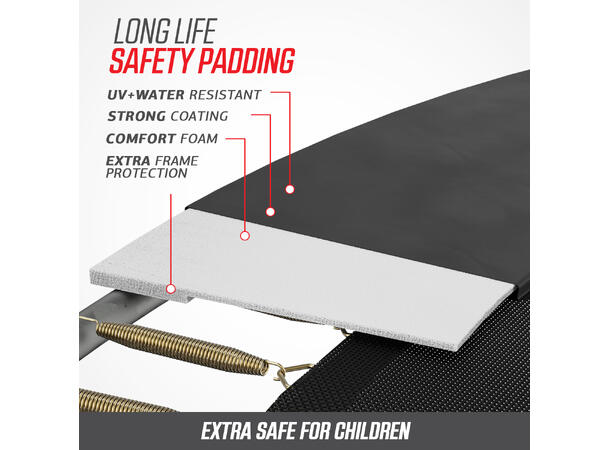 BERG Trampoline Favorit 380 grønn Med sikkerhetsnett Comfort 