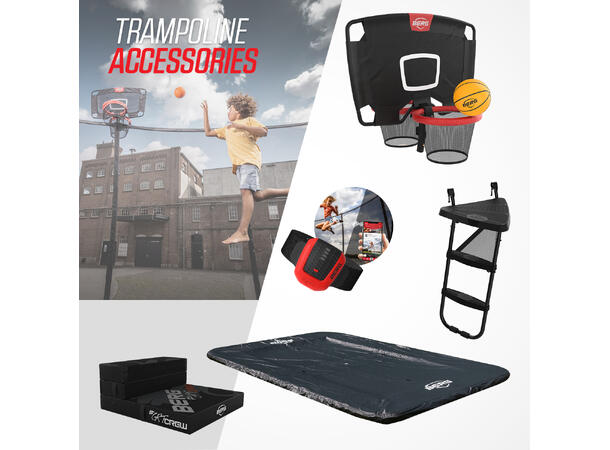 BERG Trampoline Favorit InGround 380 Grønn med sikkerhetsnett Comfort 