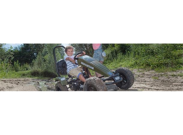 Jeep® Revolution pedal go-kart XL BFR-3 Tråbil for 5 år + med 3 gir 