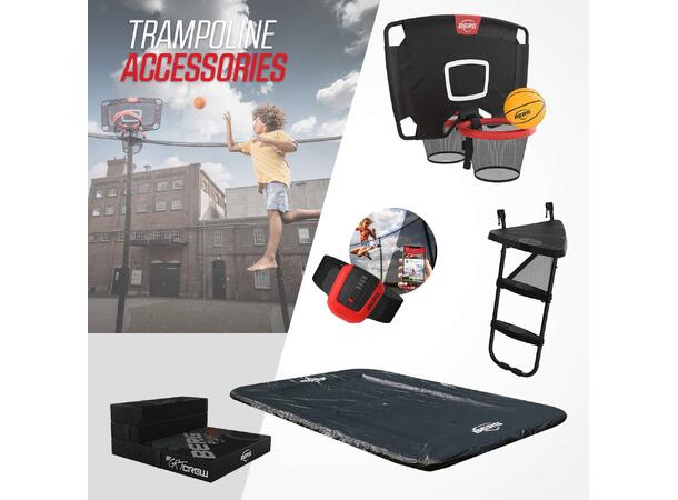 BERG Trampoline Grand Champion 520 grå Med sikkerhetsnett Deluxe 