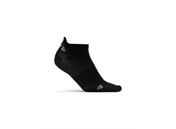Cool Shaftless 2-Pack Sock Black Tynn lettvektssokk