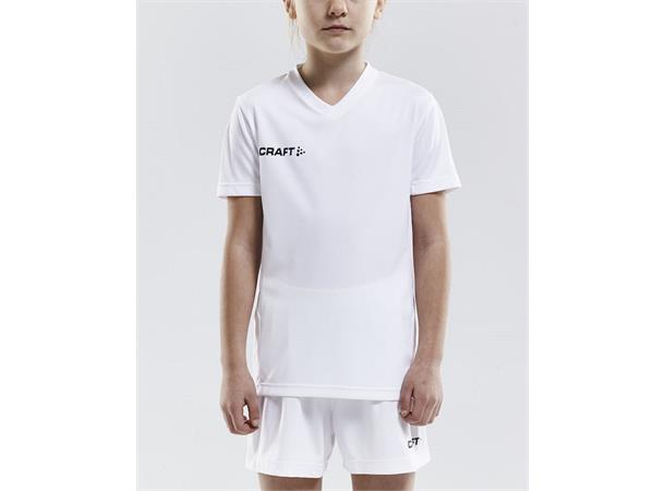 Craft Squad Jersey Solid Jr White Match funksjonell trøye 