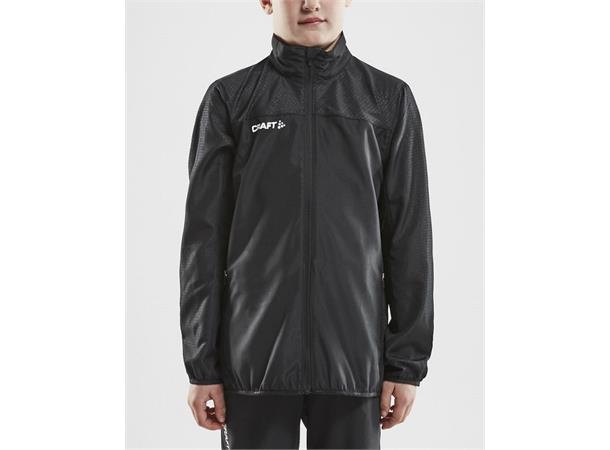 Craft Rush Wind Jacket JR Black Tynn og lett vindjakke 