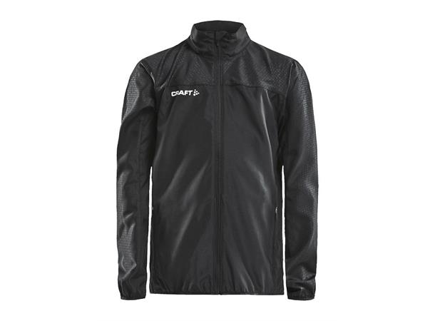 Craft Rush Wind Jacket JR Black Tynn og lett vindjakke 