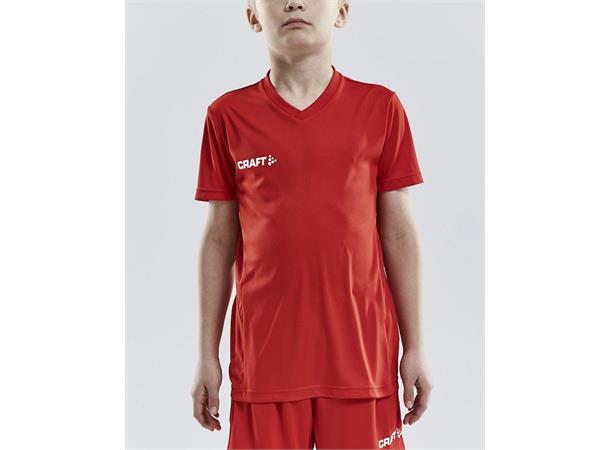 Craft Squad Jersey Solid Jr Bright Red Match funksjonell trøye 