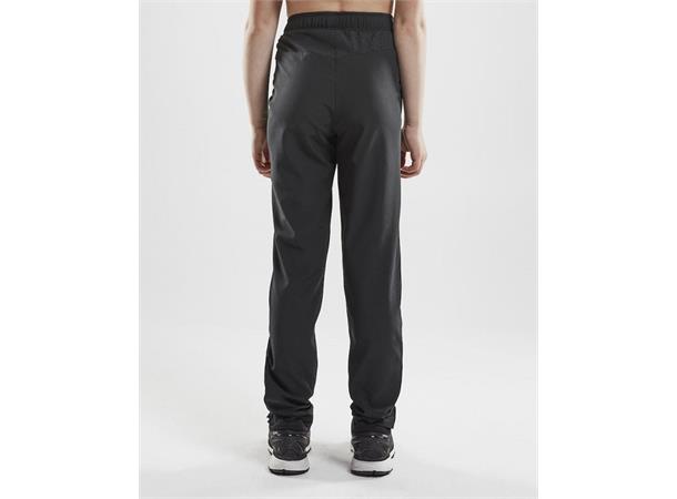 Craft Rush Wind Pants JR Black Tynn og lett vindbukse 