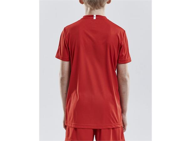 Craft Squad Jersey Solid Jr Bright Red Match funksjonell trøye 
