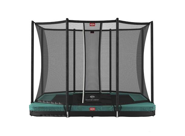 BERG Ultim Favorit InGround 280 grønn Med sikkerhetsnett Comfort 