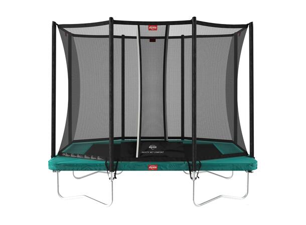 BERG Trampoline Ultim Favorit 280 grønn Med sikkerhetsnett Comfort 